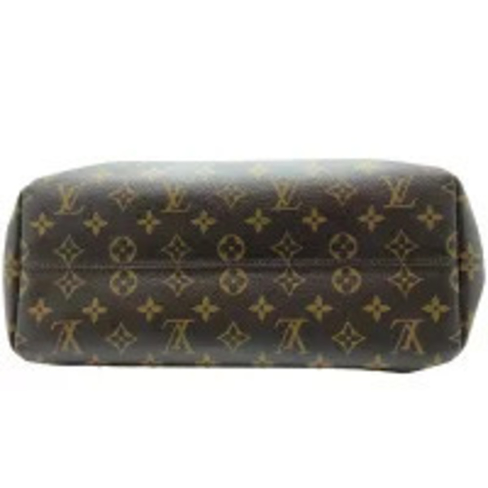 LOUIS VUITTON Raspail Monogram Tote Bag Shoulder Brown Zipper Closure - Picture 4 of 11
